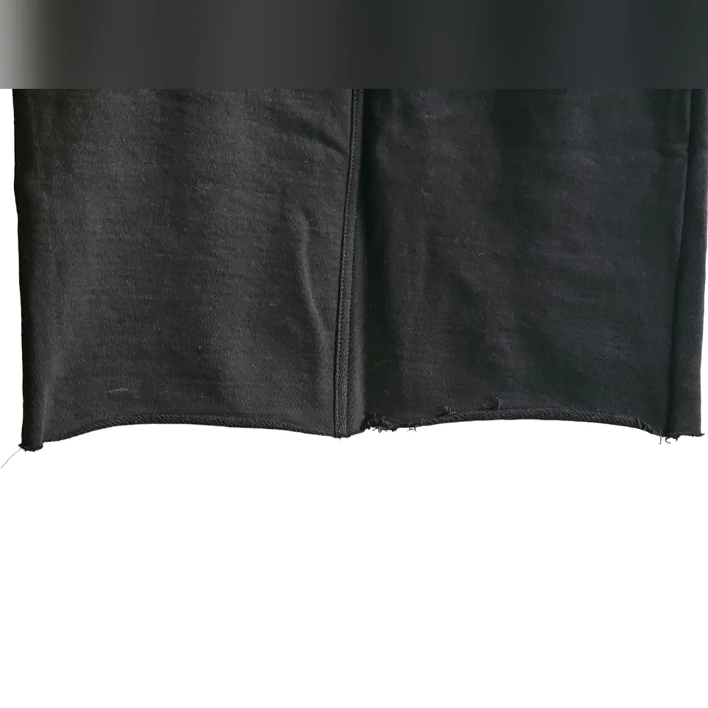 DL1961 Alma Skirt Midi Black Terry Size 25 Sample - Picture 3 of 13